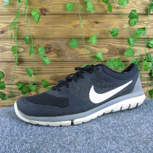 Nike Men's Flex 2015 Run Sneaker Black Synthetic Size 11.5 Medium Used 2025‎ - Picture 1 of 7